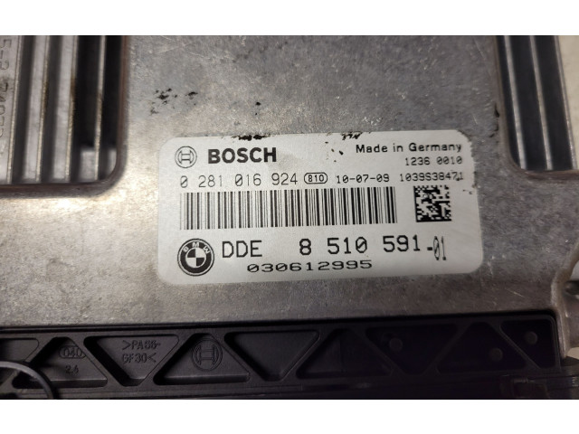Řídící jednotka 0281016924, 851059101   BMW 1 E81 E87 2010