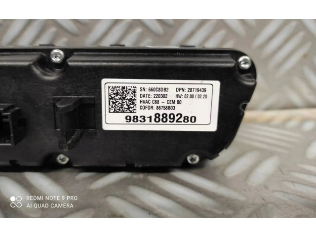 Блок управления 660C8DB2, 9831889280   Opel Mokka B