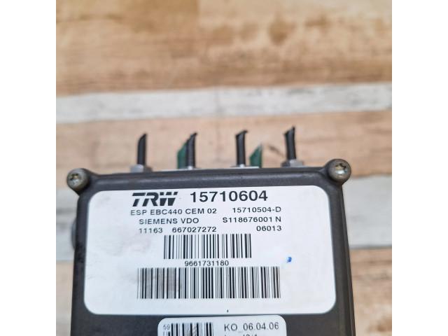 Jednotka ABS 15710604, 15710504D   Peugeot 407 2006