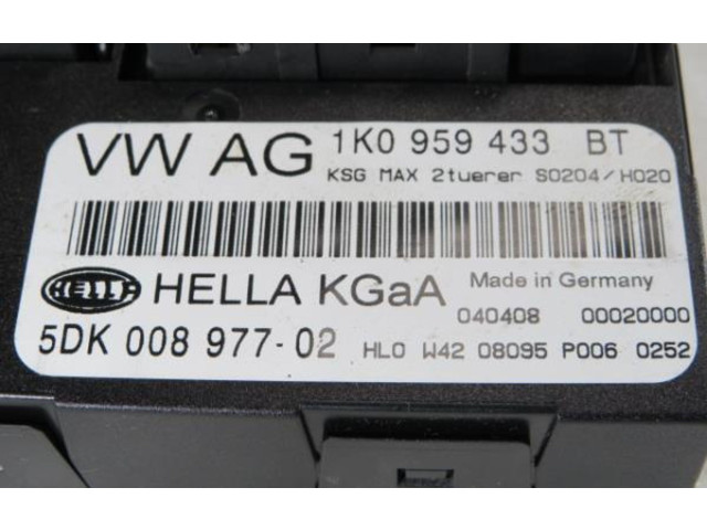 Блок комфорта 1K0959433BT, 1K0959433BT   Volkswagen Scirocco   