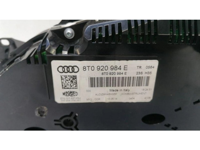 Панель приборов 8T0920984E   Audi RS5       