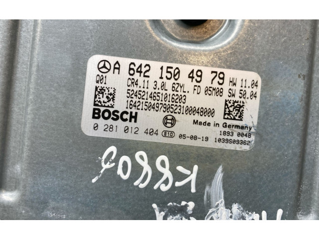 Řídící jednotka A6421504979, 0281012404   Mercedes-Benz E W211 2005