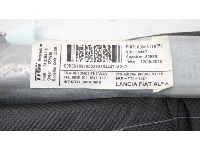 Надувная подушка для крыши 34050619E, 505189780   Alfa Romeo Mito 2011