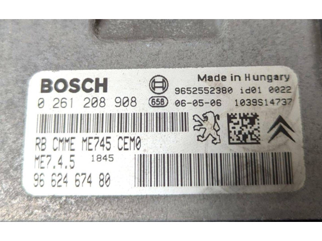 Řídící jednotka 0261208908, 9662467480   Citroen Xsara Picasso 2006