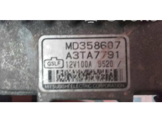 Генератор MD358607, MD358607   Mitsubishi Space Wagon      