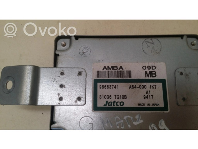 Блок управления коробкой передач 96663741, 31036TG10B   Chevrolet Matiz