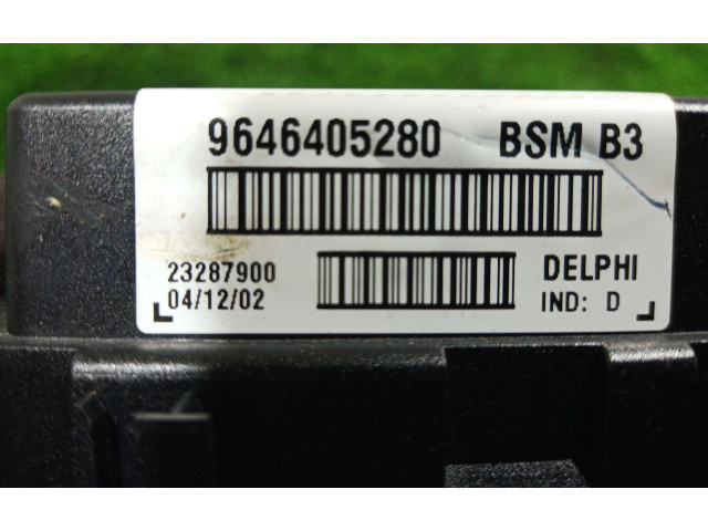 Pojistková skříňka Řídící jednotka BSM 9646405280, 9646405280   Peugeot 406 1997