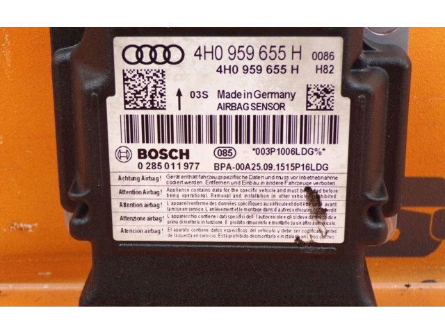 Блок подушек безопасности 4H0959655H, 4H0959655H   Audi A8 S8 D4 4H