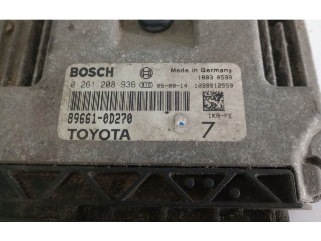 Řídící jednotka 0D270, 0261208936   Toyota Yaris 2018