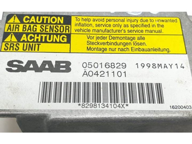 Блок подушек безопасности 05016829, A0421101   Saab 9-3 Ver2