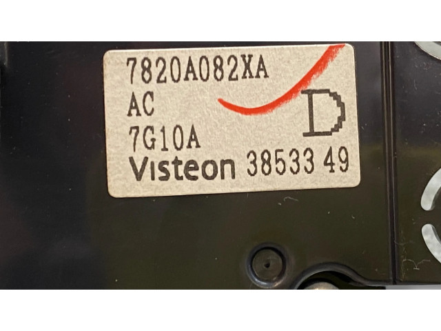 Блок управления климат-контролем 7820A082XA, 3853349   Peugeot 4007