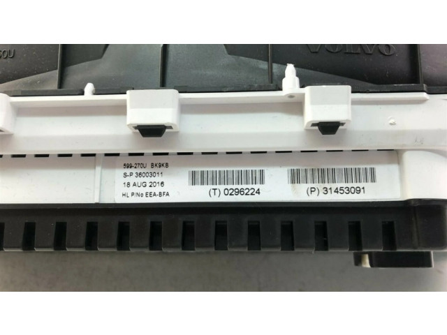 Přístrojová deska  Volvo XC60 2013 31453091, K 2555  