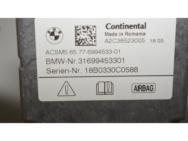 Блок подушек безопасности 6994533, 65776994533   BMW 5 G30 G31