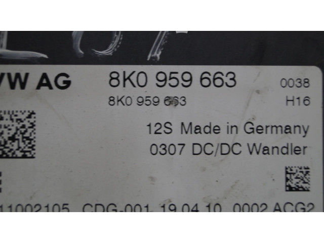 Блок управления коробкой передач 8K0959663   Audi A6 S6 C7 4G