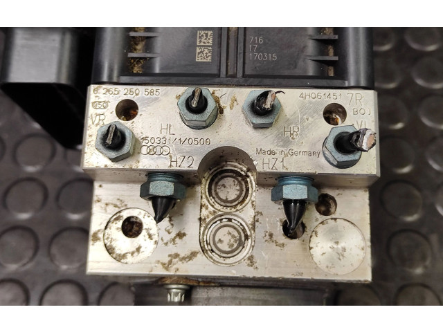 Блок АБС 4H0907379T, 0265250585   Audi  A8 S8 D4 4H  2010 - 2016 года