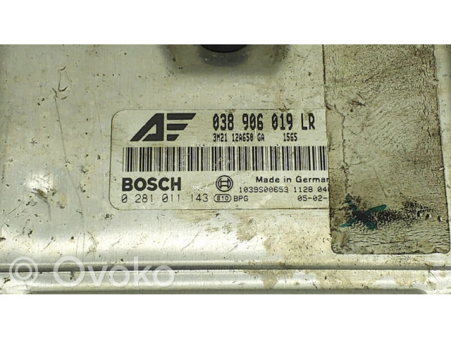 Блок управления двигателя 038906019LR, 0281011143   Ford Galaxy