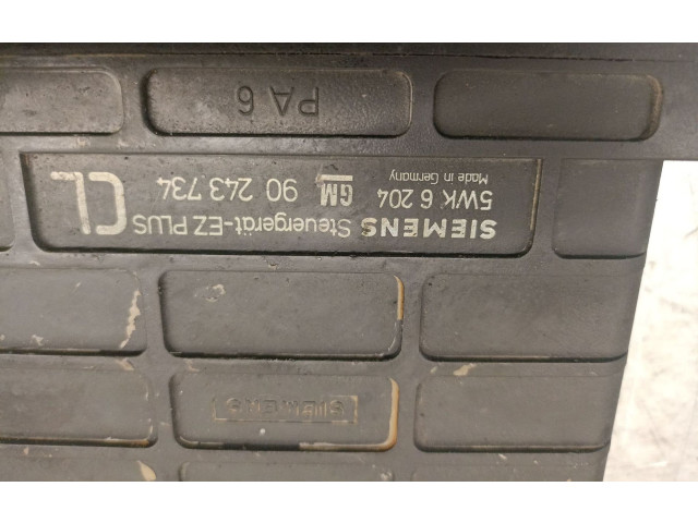 Řídící jednotka 90243734, 5WK6204SIEMENS   Opel Kadett E 1989