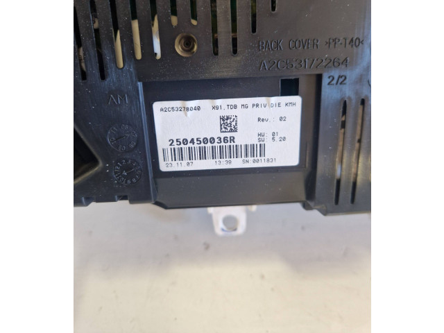 Панель приборов 250450036R   Renault Laguna III       