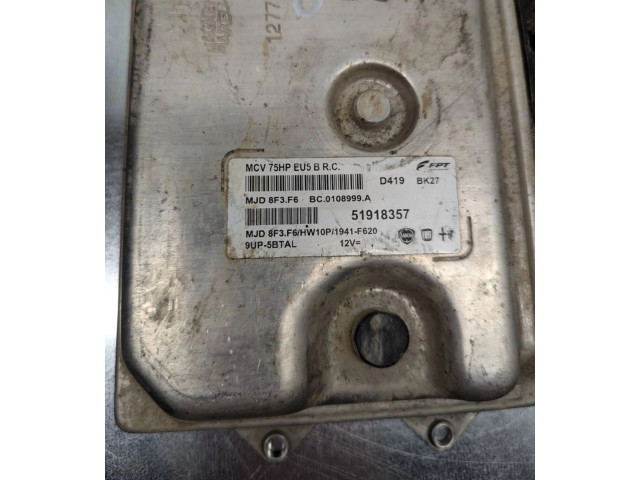 Блок управления двигателем Блок управления 51918357, BC0108999A   Peugeot Bipper
