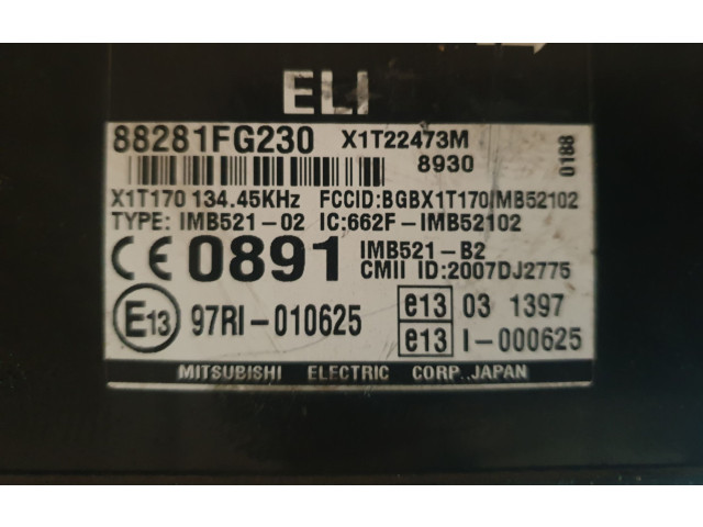 Подушка безопасности водителя 88281FG230   Subaru Impreza III