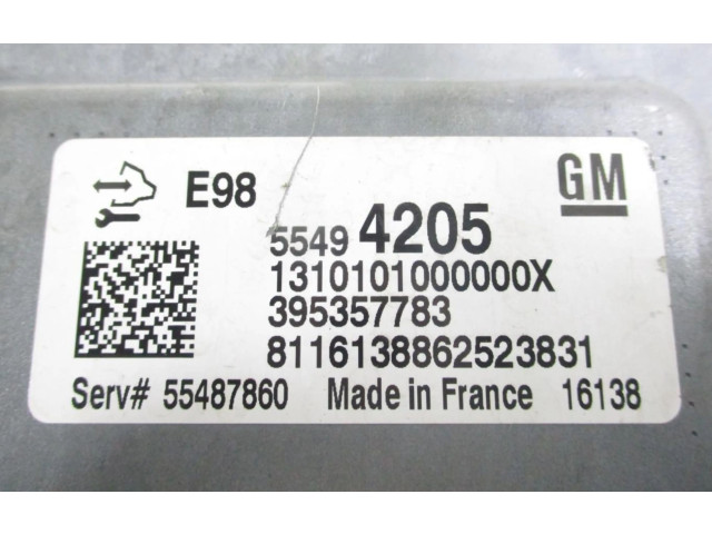 Řídící jednotka 55494205   Opel Zafira C 2016