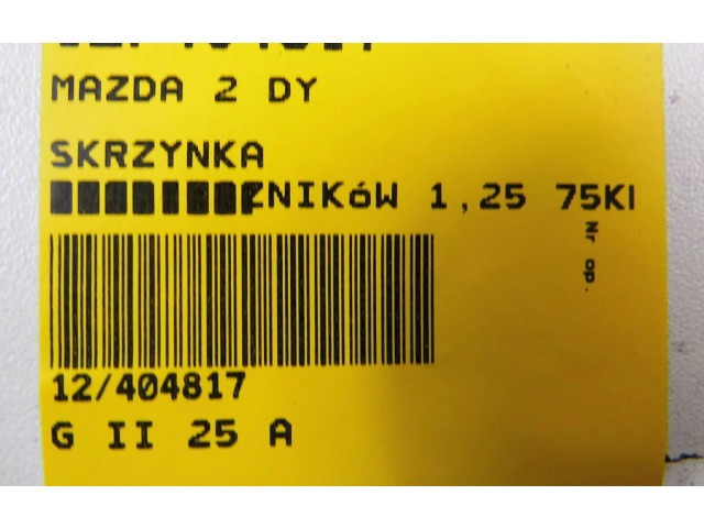   Pojistková skříňka    Mazda 2 2004