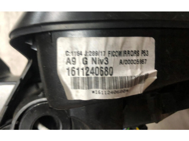 Zpětné zrcátko  Peugeot 3008 I 2012  1611240680  