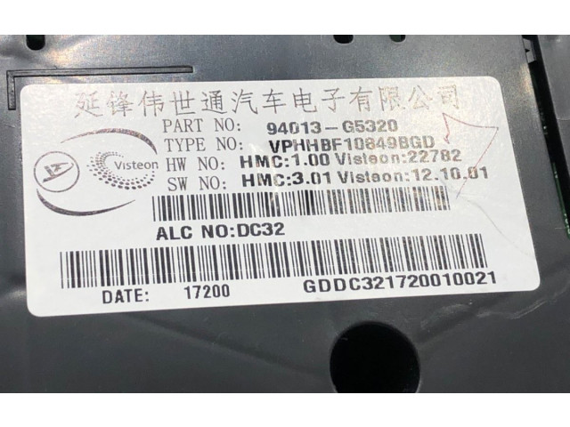 Панель приборов 94013-G5320   KIA Niro       