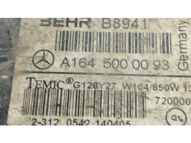 Вентилятор радиатора     A1645000093    Mercedes-Benz ML W164 3.0