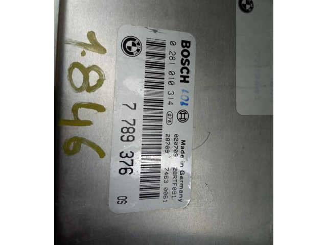 Řídící jednotka 7789376, 0281010314   BMW X5 E53 2002