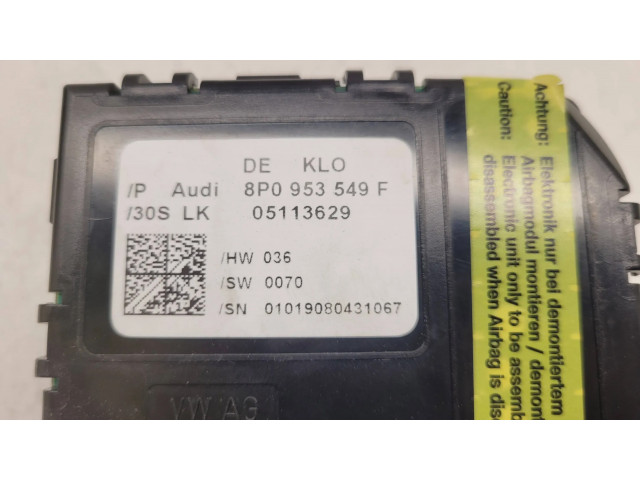 Блок комфорта 8P0953549F, 05113629   Audi A3 S3 A3 Sportback 8P   