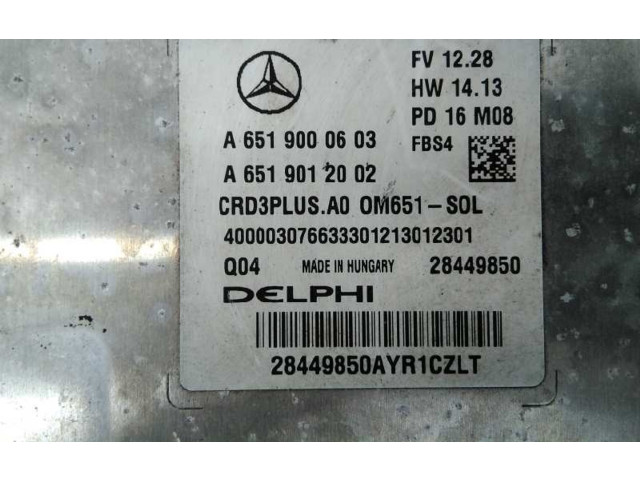 Řídící jednotka A6519000603, A6519012002   Mercedes-Benz C W205 2018