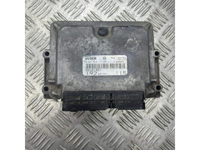 Блок управления двигателя 55181457, 28SA5678   Fiat Stilo