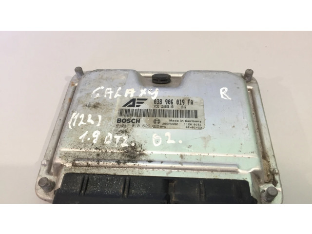 Блок управления двигателя 038906019FA, YM2112A650KB   Ford Galaxy