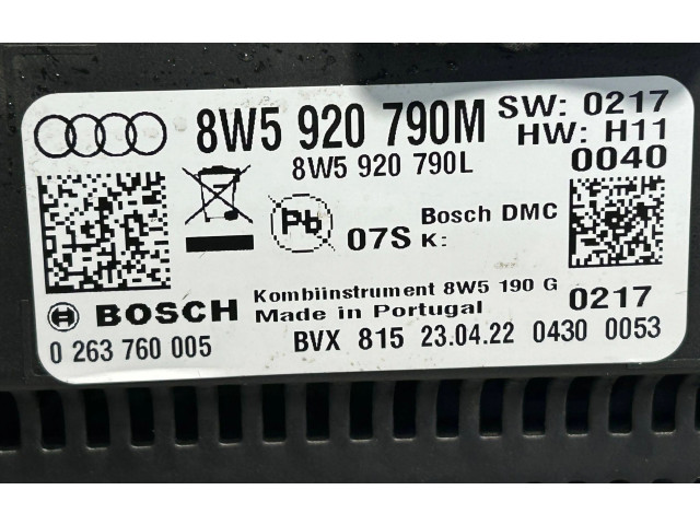 Панель приборов 8W5920790M, 25003   Audi A4 S4 B9 8W       