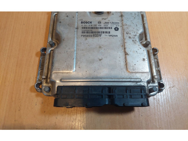 Блок управления двигателем ECU 0281010292, P05033032AF   Chrysler PT Cruiser