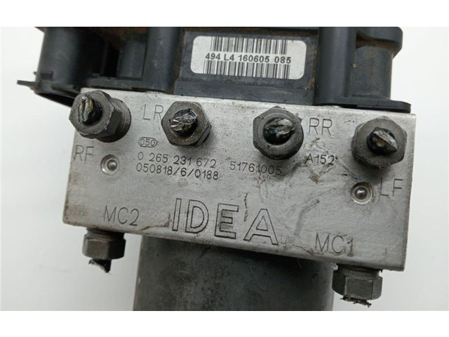 Jednotka ABS 0265800495, 0140001   Lancia Musa 2006