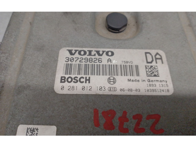 Řídící jednotka 30729826, 0281012103BOSCH   Volvo XC90 2006
