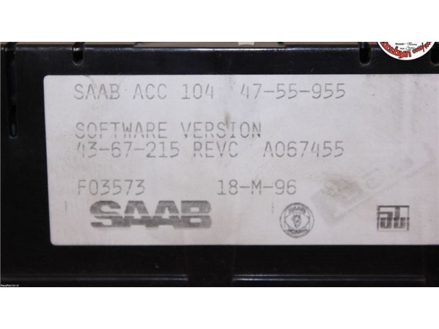 Блок управления климат-контролем G4611158   Saab 900
