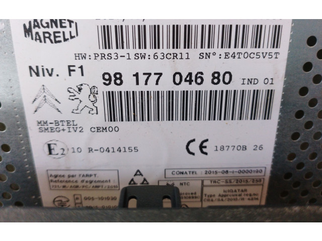 Дисплей    98108592ZD   Peugeot Partner