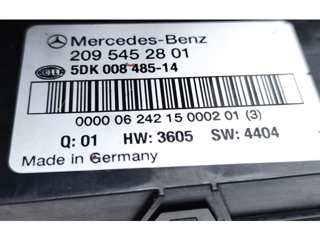 Блок предохранителей 2095452801, 5DK008485   Mercedes-Benz CLK A209 C209