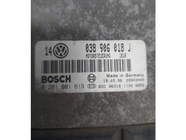 Řídící jednotka 038906018J   Volkswagen Golf IV 2002