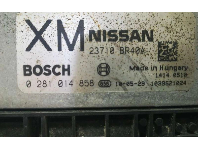 Řídící jednotka 0281014858   Nissan Qashqai+2 2010