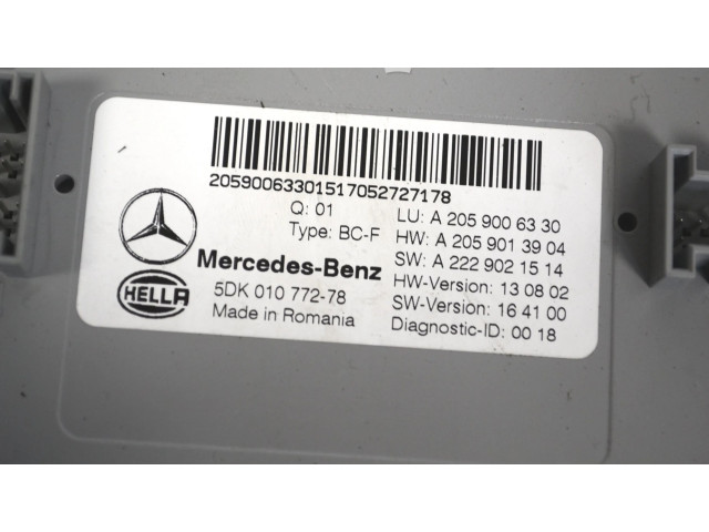 Блок комфорта A2059006330   Mercedes-Benz C W205   