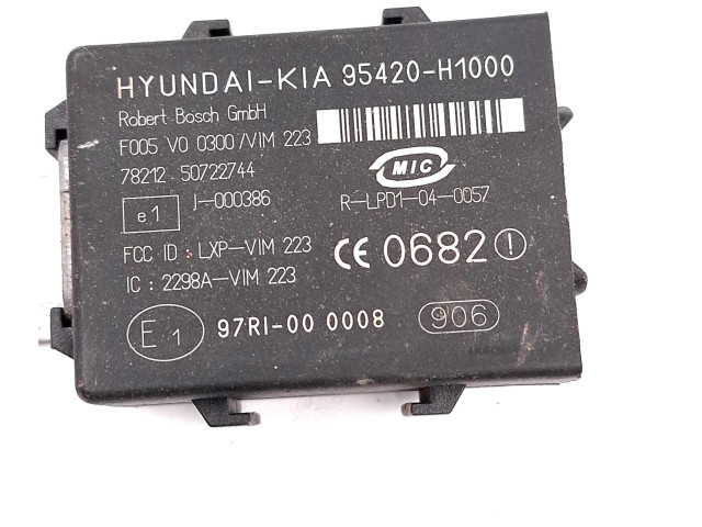 Řídící jednotka 0281012669, 3910127825   Hyundai Santa Fe 2007