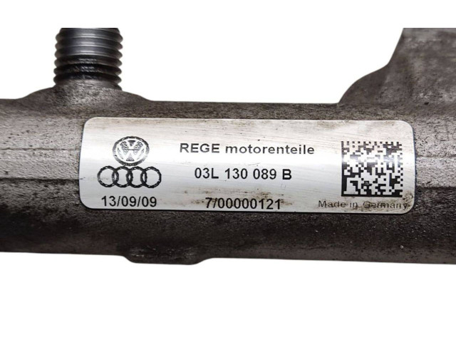 Топливная рампа 03L130089B, 03L906051   Volkswagen Caddy   для двигателя CAYD