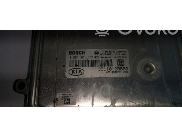 Řídící jednotka 0261201852, 0261201852 39110-2B600   KIA Ceed 2019