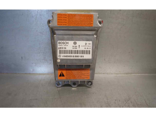 Блок подушек безопасности A1648204526, 0285001894   Mercedes-Benz ML W164