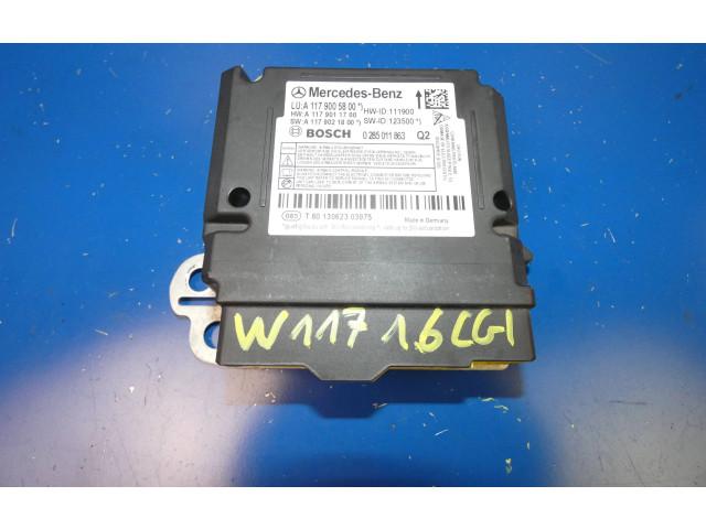 Блок подушек безопасности A1179005800, A1179011700   Mercedes-Benz CLA C117 X117 W117
