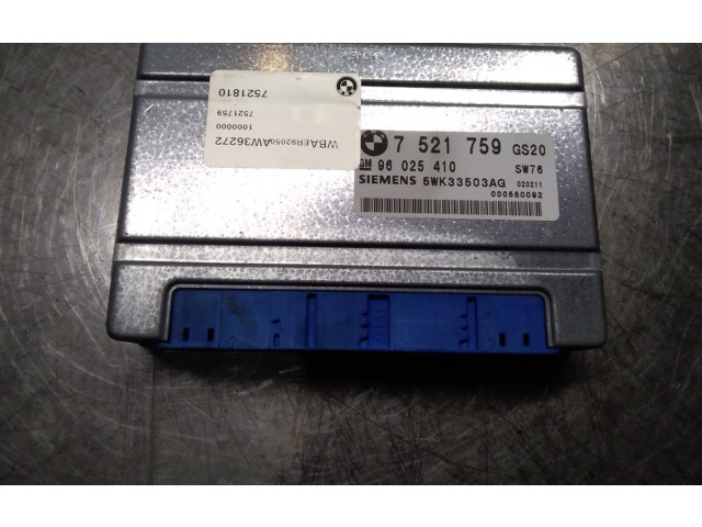 Блок управления коробкой передач 7521759, 96025410   BMW 3 E46